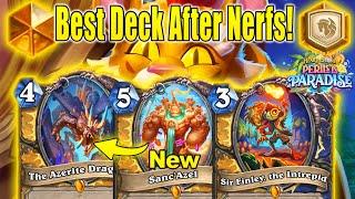 Best Safe Deck To Craft After Nerfs Patch Is Handbuff Paladin At Perils in Paradise | Hearthstone