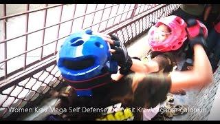 Women Self Defense (Bengaluru) Franklin Joseph Krav Maga ~ Sparring Confined Spaces A224 #KravMaga