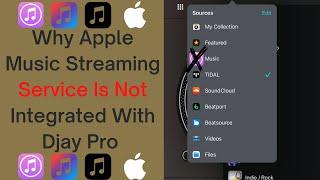 Why Apple Music Streaming Service Is Not Integrated With Djay Pro