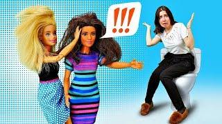 Разборки в туалете: Барби vs Тереза - Куклы Барби в школе. Видео для девочек - Я не хочу в школу 9