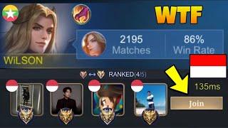 WHEN TOP 1 MYANMAR  LANCELOT PLAYS ON INDONESIA SERVER  AND THIS HAPPENED..  (AUTO SAVAGE)
