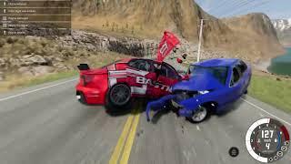 BeamNG Drive - High Speed Car Crashes #6