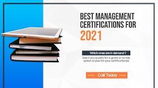 Top 10 Management Certifications for 2021