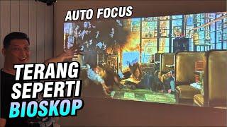 @489 PROYEKTOR bisa AUTO FOCUS & PRESPEKTIF sendiri. TAJAM & TERANG banget | MECOOL KP02