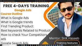 Ortex Media Batch no 43 Google Ads lecture no 1 By Sir SHK HASEEB