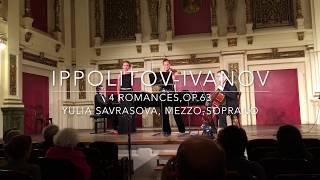 Ippolitov-Ivanov, 4 Romances, op.63