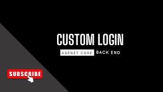 ASP NET MVC 5 Custom Login form & Registration