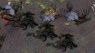 Heroes of Might and Magic 4 - Black dragons prefer chicken