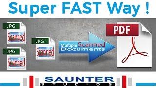 Multiple Scanned Documents into Single PDF