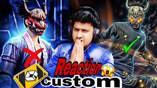 FREE FIRE LIVE CUSTOM REACTION  #shortsfeed #freefire #shortslive   #shorts  -free fire live