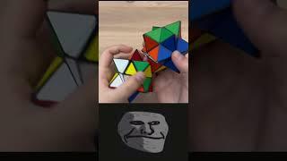 Infinite Rubik’s Cube Glitch #rubikscube #cubing #viral #shorts #fyp #trollface #glitch