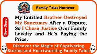 Justice Over Blood: My Entitled Brother Finally Got What He Deserved! | Family Tales