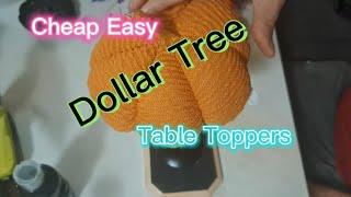 Dollar Tree Halloween DIY | Cheap & Easy table toppers | #dollartreecrafts #diy #dollartreehalloween