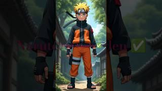 I Created Naruto Characters Using AI #shorts #naruto ....