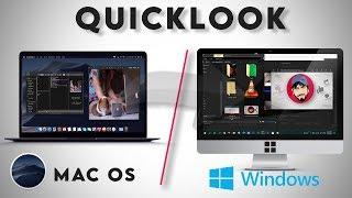 MAC OS's QUICK LOOK FEATURE IN WINDOWS 10 | windows 10 tricks 2020