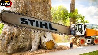Extreme Dangerous Fastest Big Chainsaw Cutting Tree Machines | Biggest Heavy Equipment Machines #8