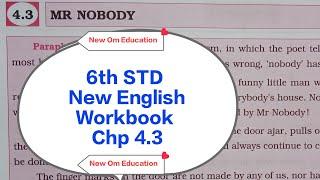 6th STD English Workbook Chp 4.3 Mr Nobody @OmPrakash-rn8hc