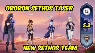 New Ororon & Sethos Taser Team - Spiral Abyss Floor 12 First Half - Genshin Impact