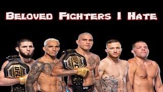 Beloved UFC Fighters I Don't Like