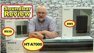Sony HT-A7000 Soundbar REVIEW : Including SW5 wireless subwoofer  & RS3S wireless rears