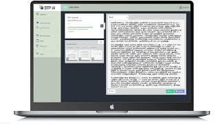 DTP AI laptop demo