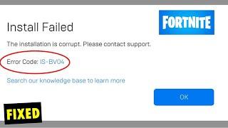 How to Fix Fortnite Error Code IS-BV04 in Windows 11
