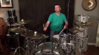 Double Bass Rockstar Helicopter Groove Drum Lesson - Jeff Jones - Zomac School of Music