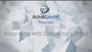 Active Takeoff - Integration with PrioSoft Contractor's Office