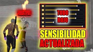 CON ESTA SENSIBILIDAD PERFECTA DARAS TODO ROJO EN FREE FIRE CON O SIN DPI! 2025 (parece hack)