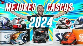 Los 5 mejores CASCOS DE MOTO que puedes COMPRAR en 2024 