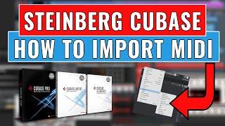 Steinberg #Cubase: How to Import MIDI  in Steinberg Cubase - OBEDIA Cubase Training