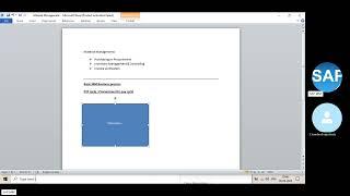 Self learning SAP MM Class videos from RD : P2P cycle