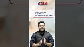 Announcement about IMS GATE Academy Program Feature by Ankur Sir