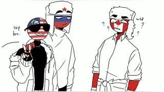 Комикс по countryhumans| Rus/Ame и Can/Ukr