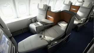 New Lufthansa Business Class (747-8 in this video)