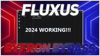 How to get Fluxus ROBLOX EXECUTOR ON PC TUTORIAL (BYPASSED BYFRON)
