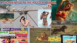 How to 5Foot dish par 68e Apstar 76E NNS 95east Asiasat 105e multi ​​dish setting