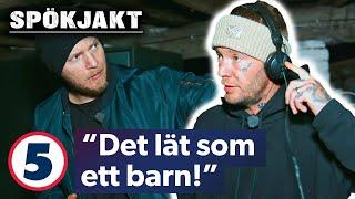 Jocke Lundell hör spökröster på mikrofonen! | Spökjakt | Kanal 5 Sverige