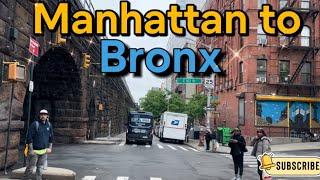 New York City 4k | Driving Uptown Manhattan to the Bronx