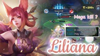 Liliana ăn MegaKill trước sự ngạc nhiên của team | Build đồ full phép 1 cào siêu thấm#liênquânmobile