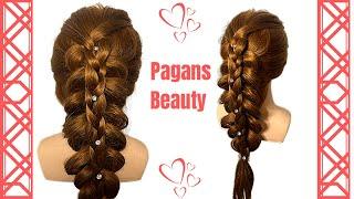 ️ Easy Elegant Classy Braided Hairstyle | Mermaid Braid l Pagans Beauty