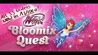 Winx Club! Bloomix Quest Full GAME!  ALL 33 Levels!