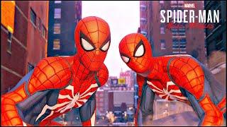 Spooderman and Peter Parker vs Rhino - Marvel's Spider-Man Miles Morales (Peter Parker Glitch)
