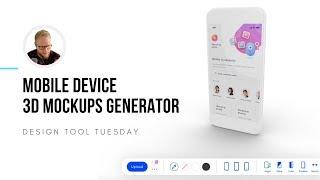 Mobile Device 3D Mockup Online Generator - Design Tool Tuesday, Ep40