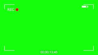 Camera Record Frame _ HD [GreenScreen]