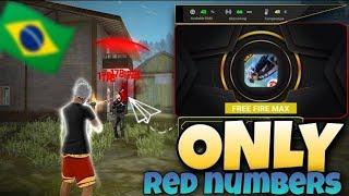 100% real only red numbers macro  | free fire headshot setting ️