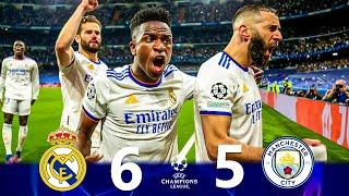 Highlights "Real Madrid 6-5 Manchester City" (GREATEST COMEBACK) || UCL 2022 Full HD 1080i