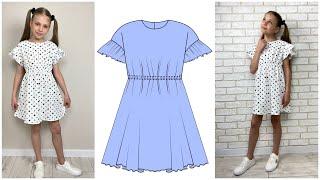 Як зшити дитячу сукню з мусліну / How to sew a dress