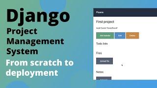 Django Project Management System | Django project with source code