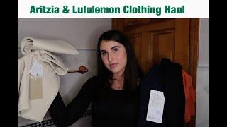 Clothing Haul (Aritzia TNA Sweatpants, Wilfred Free, LuluLemon)